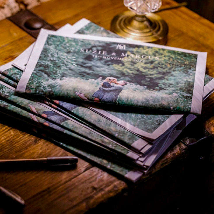 Bespoke Wedding Day Newspaper - Order of Service & Keepsake